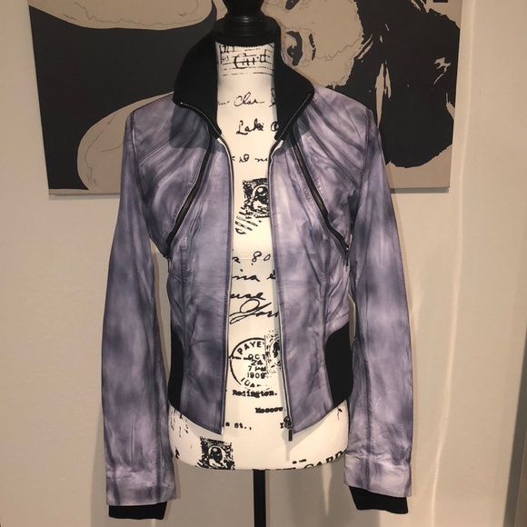 denimaxx couture Jackets & Blazers - NWT denimaxx couture purple leather jacket